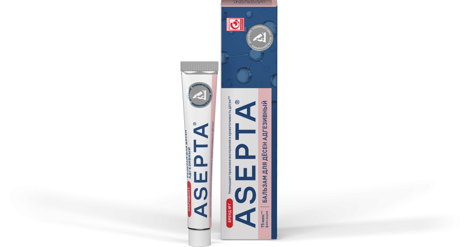 Бальзам адгезивный для десен ASEPTA