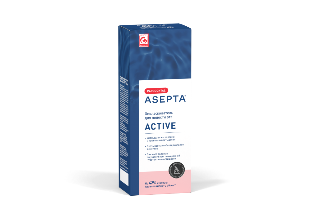 Ополаскиватель для полости рта ASEPTA ACTIVE