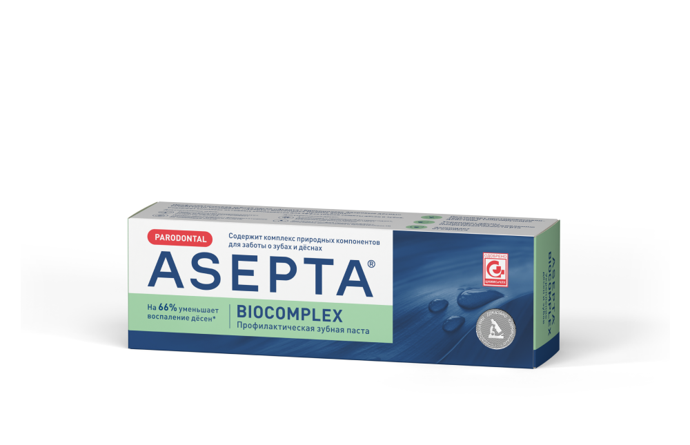 Зубная паста ASEPTA Biocomplex