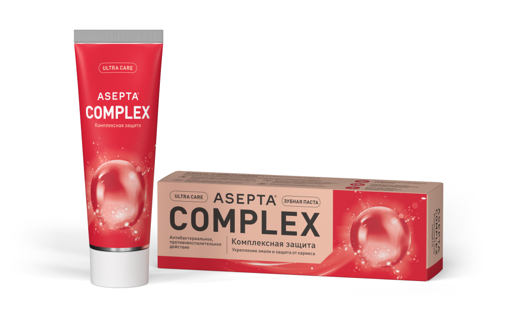 Зубная паста ASEPTA Комплексная защита