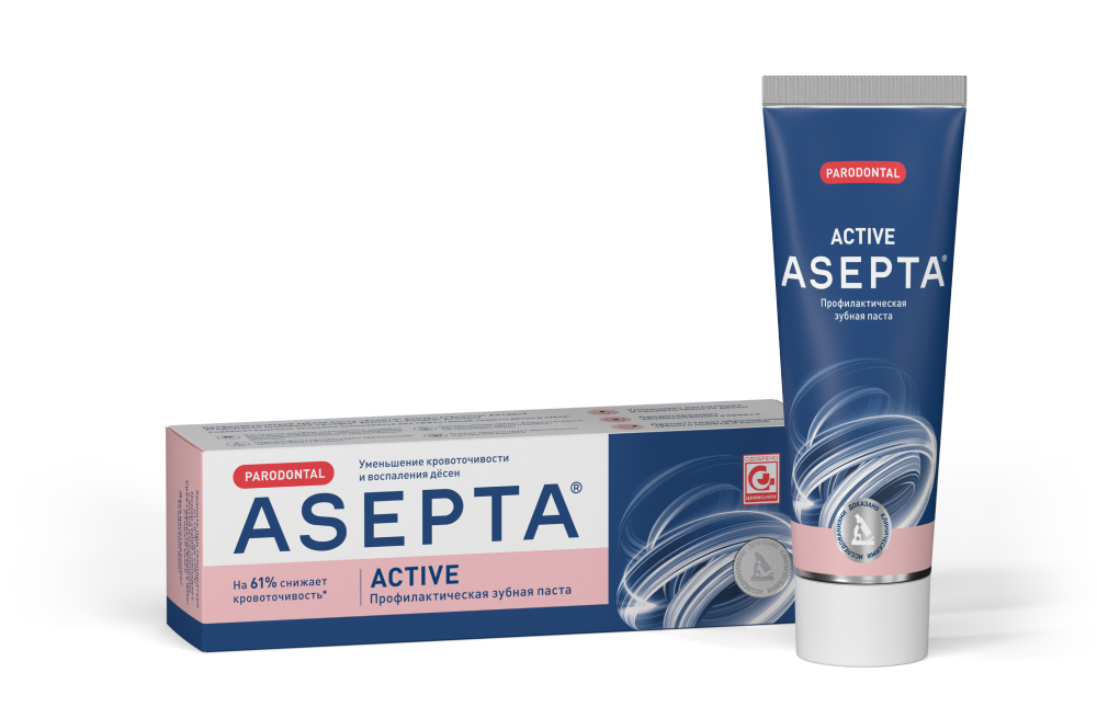 Зубная паста ASEPTA ACTIVE