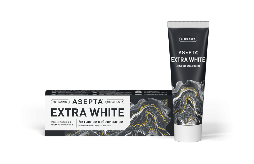 Зубная паста ASEPTA Активное отбеливание