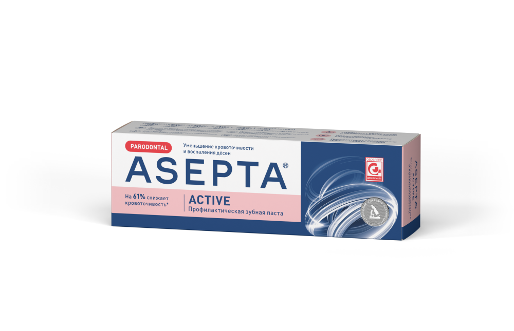 Зубная паста ASEPTA ACTIVE