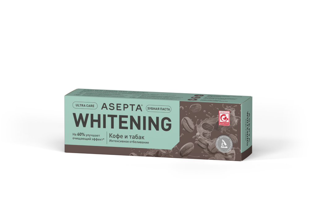 Зубная паста ASEPTA Кофе и табак