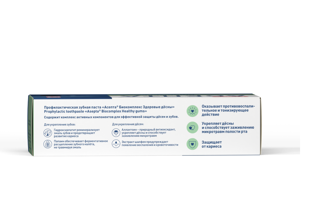 Зубная паста ASEPTA Biocomplex
