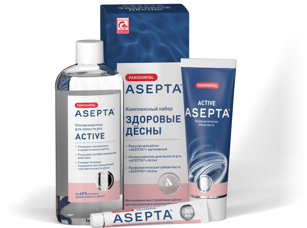 Набор ASEPTA «Здоровые дёсны»