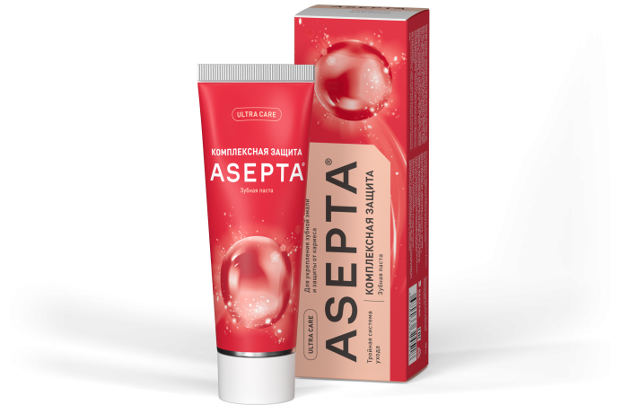 Зубная паста ASEPTA Комплексная защита