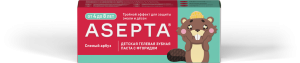Детская зубная паста ASEPTA Тройной эффект от 4 до 8 лет