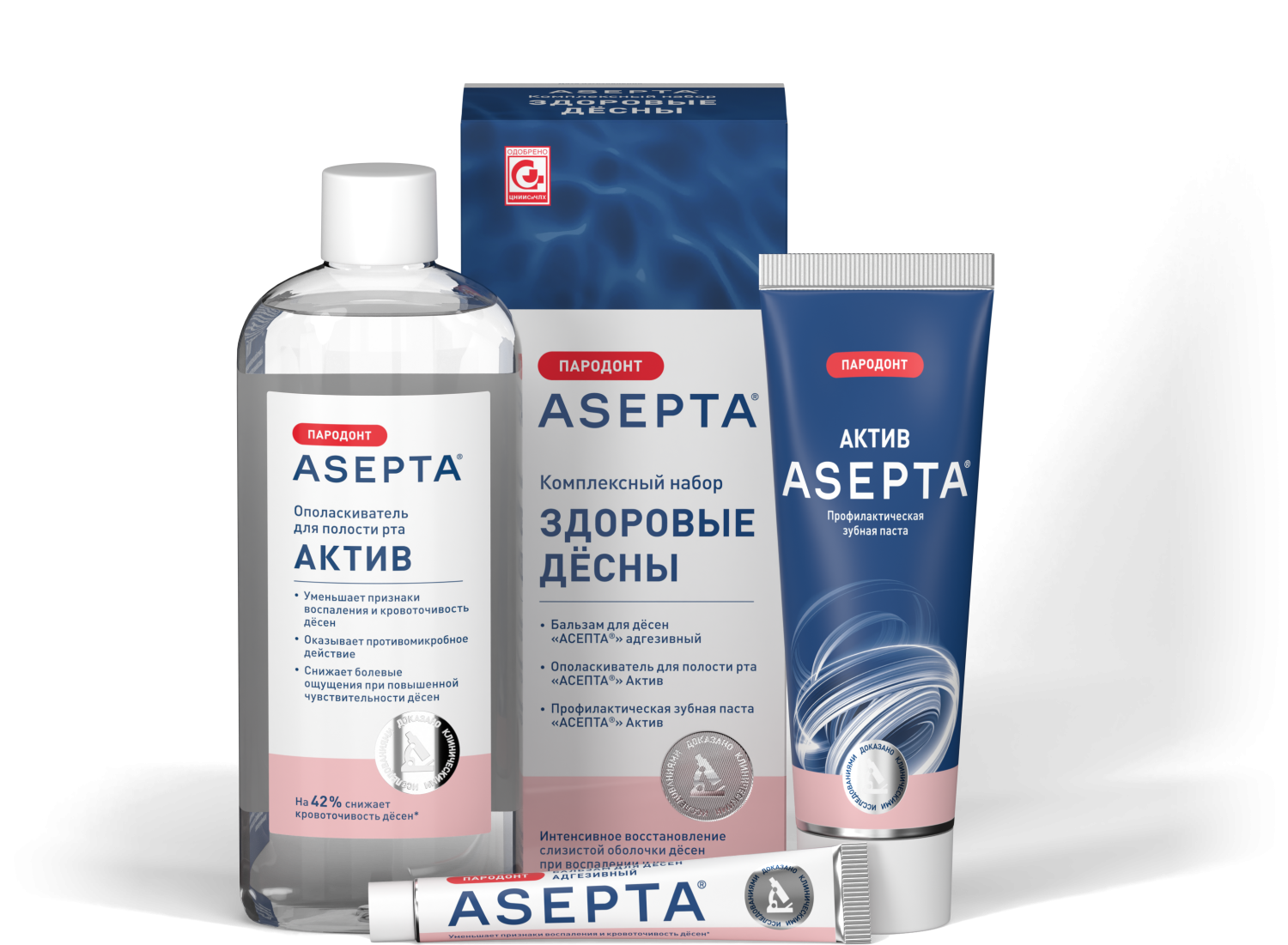 Набор ASEPTA «Здоровые дёсны»