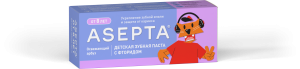 Детская зубная паста ASEPTA Минерализация от 8 лет