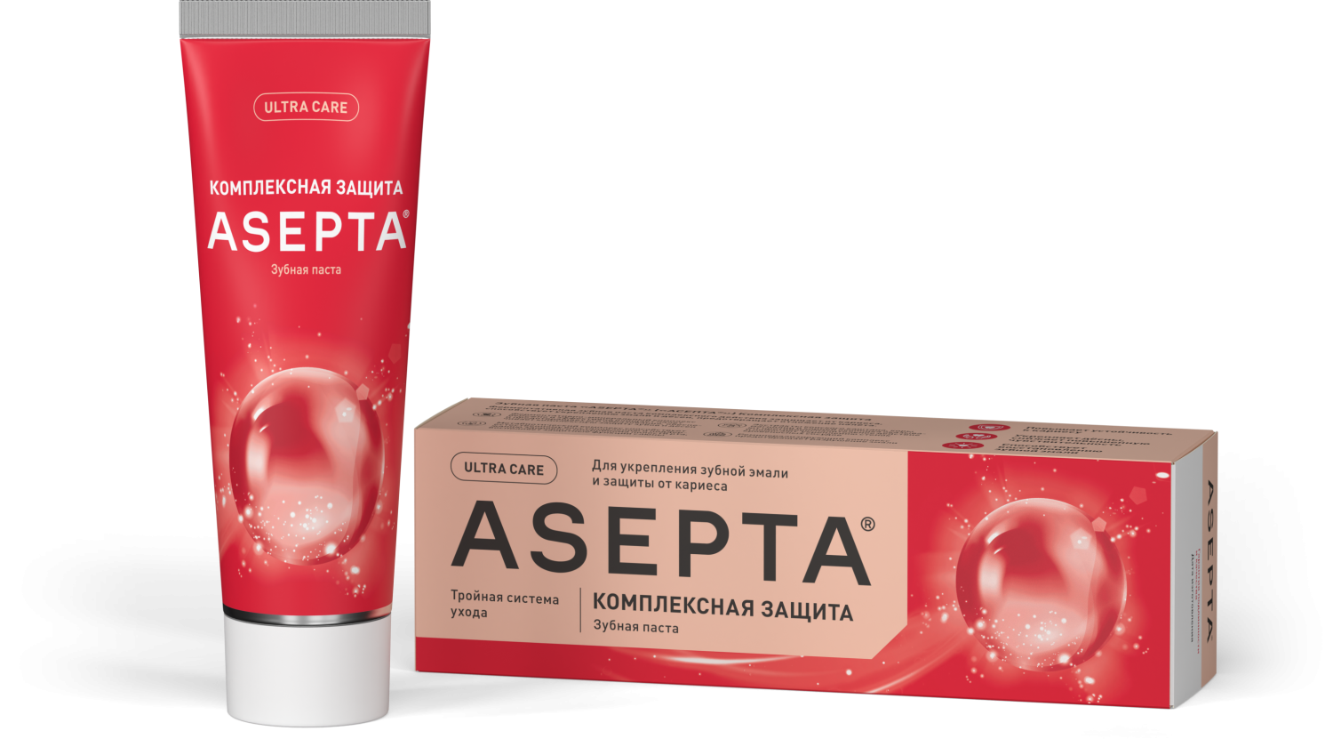 Зубная паста ASEPTA Комплексная защита