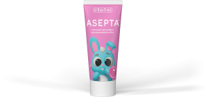 Детская зубная паста ASEPTA Спелая клубника от 0 до 3 лет