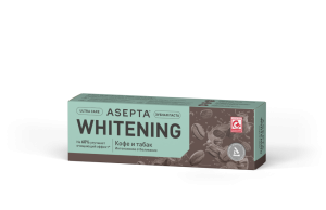 Зубная паста ASEPTA Кофе и табак