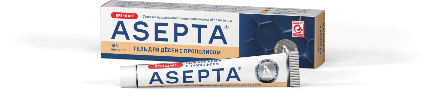 Гель для десен с прополисом ASEPTA