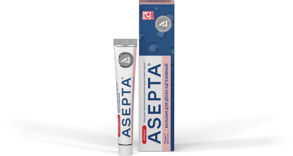 Бальзам адгезивный для десен ASEPTA